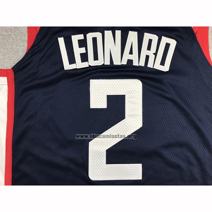 Camiseta Los Angeles Clippers Kawhi Leonard NO 2 Ciudad 2018-19 Negro